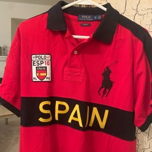 Ralph Lauren Spain custom fit polo size Large